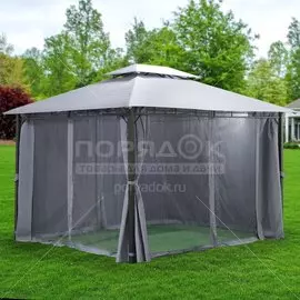 Шатер с москитной сеткой Green Days, серый графит, 3х3.65х2.75 м