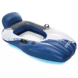 Матрас для плавания 163х104 см, Intex, 56862EU, с ручками и подстаканником