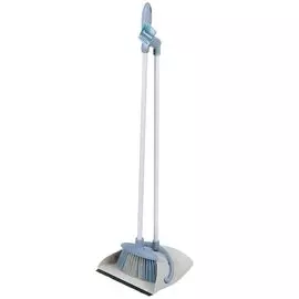 Щетка для пола, с рукояткой + совок, Bossclean, Ленивка, 61122
