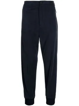 Зауженные спортивные брюки из джерси Giorgio Armani, синий