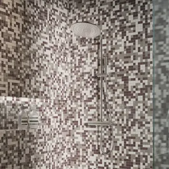 Мозаика стеклянная Kreaforta бежевый микс 300x300x4 мм
