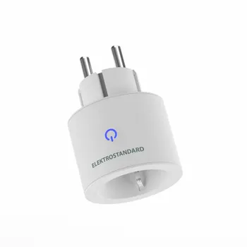 Умная розетка Elektrostandard Minimir Home (a060311) белая с заземлением