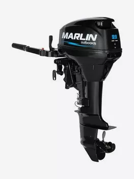 Двухтактный подвесной лодочный мотор MARLIN MP 9.9 AMHS (15 л.с.), Черный