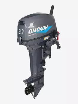 Двухтактный подвесной лодочный мотор ОМОЛОН MP 9.9 AMHS PRO (20 л.с.), Черный