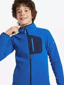 Джемпер флисовый для мальчиков Columbia Fast Trek III Fleece Full Zip, Синий, размер 150-157