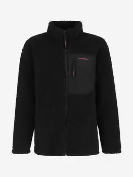 Джемпер флисовый для мальчиков Merrell, Черный, размер 140