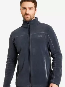 Джемпер флисовый мужской Jack Wolfskin Moonshine Altis, Синий, размер 50-52