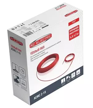 Нагревательный кабель 10 м2 AC ELECTRIC