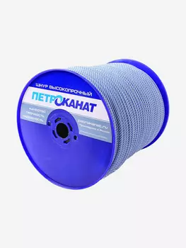 Веревка страховочно-спасательная (канат) Петроканат ЭВЕРЕСТ 11,0 мм, тест 2900 кг, 150 м, бухта, Белый