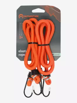Веревки-растяжки Outventure 2 х 100 см, Оранжевый