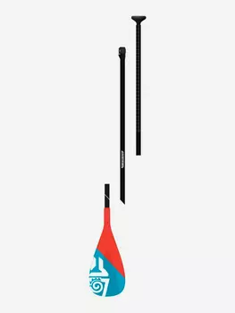 Весло для SUP Starboard Enduro Tiki Tech Lite S35 размер L, карбоновое, 3-частное, лопасть карбон, Мультицвет