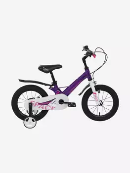 Велосипед детский Maxiscoo Space 14", Фиолетовый, размер 95-120
