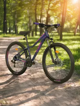 Велосипед горный женский Stern Angel 2.0 27.5", собран на 98%, Фиолетовый