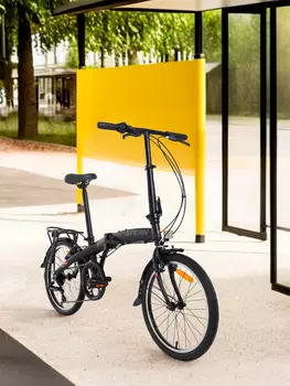 Велосипед складной Stern Compact 2.0 20", собран на 98%, Черный