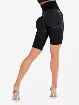 Велосипедки женские Bona Fide Bona Cycling Extra Sex Push-up Corsage "Black Skin", Черный
