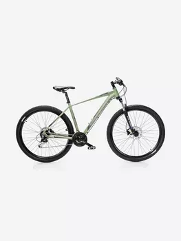 Велосипед CAPRIOLO MTB LEVEL 9.3 (3 X 8), рама алюминий 19'', колёса 29'' (резеда (матовый) - зелёный - серый), Зеленый