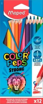 Набор карандашей Maped Color Peps Strong пластиковые 12 цветов