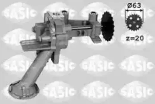 насос масляный!\ Renault Clio/Espace/Laguna/Megane/Scenic/Master/Trafic 1.9 dCi/dTi 00> 3654009 SASIC