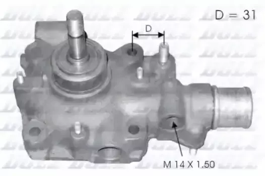 Насос системы охлаждения (помпа) DOLZ B-114
