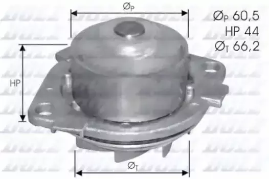 Насос системы охлаждения (помпа) DOLZ S-231