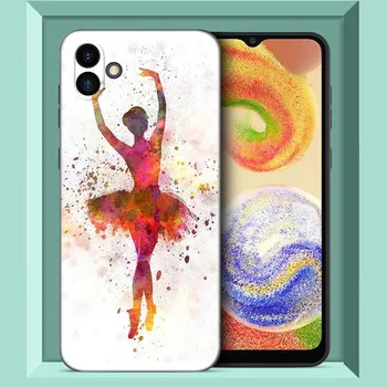 Чехол для телефона Ballet Dancer для Samsung Galaxy A01 A03 Core A04 E A02 A05 A10 A20 A21 A30 A50 S A6 A8 Plus A7 2018 черный чехол Samsung A04 4G