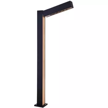 Наземный фонарь светодиодный GR0224-1A black/wood DeLight Collection 224
