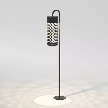 Наземный уличный LED светильник IP65 Elektrostandard Ombra 35179/S черный