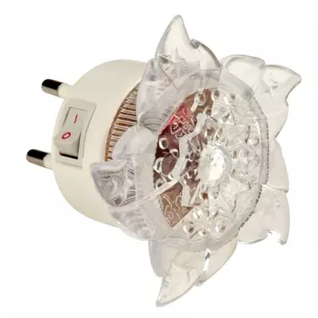 Ночник светодиодный для детской Uniel DTL-308-Цветок/RGB/4LED/0,5W