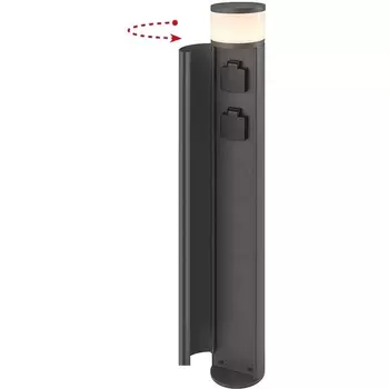 Наземный светильник светодиодный с розеткой Oasis Light Розетки AL6033-980 Bl