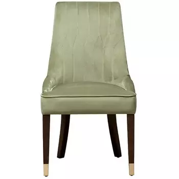 Обеденный стул Garda Decor ELEGANTE-2K-Colt1002 (Черный/Оливковый)