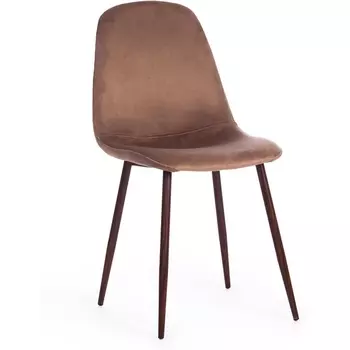 Обеденный стул Tetchair BREEZE (Вельвет,Металл/Коричневый)