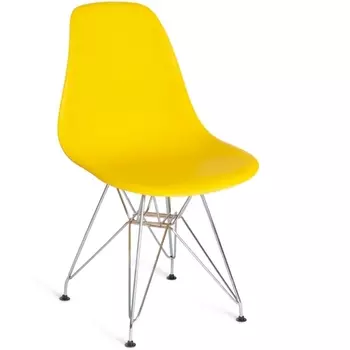 Обеденный стул Tetchair CINDY IRON CHAIR (EAMES) (Металл,Пластик/Желтый) 15352