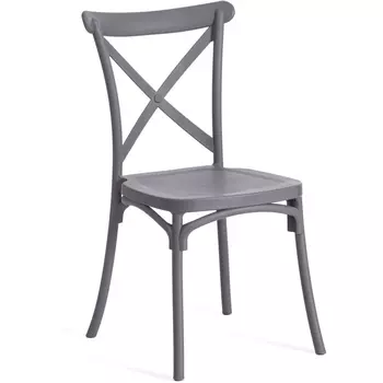 Обеденный стул Tetchair CROSS (Пластик/Темно-серый) 19694