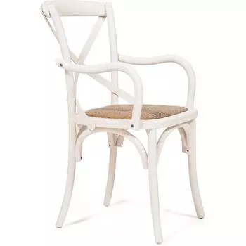 Обеденный стул Tetchair CROSS (Вяз/Белый) 12375