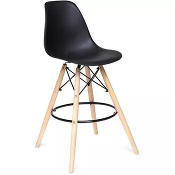 Обеденный стул Tetchair (Дерево бук,Металл,Пластик/Черный)