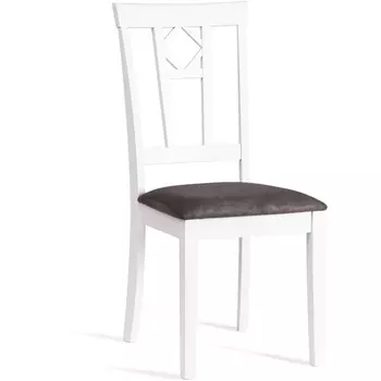 Обеденный стул Tetchair (Дерево гевея,МДФ/Белый)