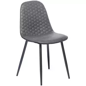 Обеденный стул Tetchair STORM (Металл,Вельвет/Серый,Антрацит) 15391