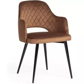 Обеденный стул Tetchair VALKYRIA (Ткань,Металл/Коричневый)