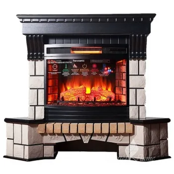 Каминокомплект Inter Flame Экстер угловой с очагом Panoramic 25 LED FX InterFlame