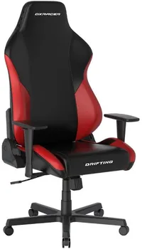 Кресло игровое DxRacer OH/DL23/NR чёрно-красное (PU-кожа, Топ-Ган, подлокотники 3D)