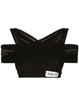 Dolce & Gabbana укороченный топ KIM DOLCE&GABBANA, черный