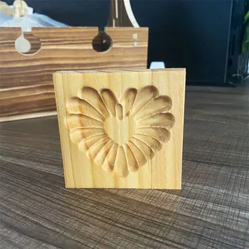 DIY форма для еды, форма для печенья, пряники, домашний деревянный резак, портативная форма для печенья 9*9*2cm