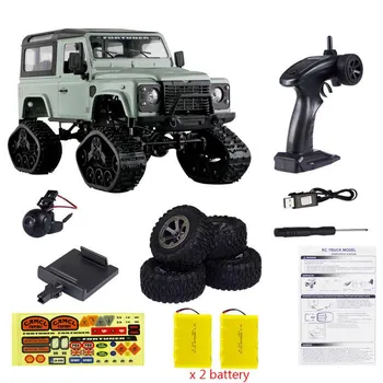 MOONN 116 RC Crawler Landrover Военный грузовик WiFi HD 720P Камера Автомобиль Привод по бездорожью жёлтый