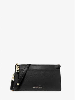 Большая кожаная сумка-трансформер Empire с плечевым ремнем Michael Kors, черный
