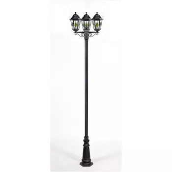 Наземный фонарь Oasis Light PETERSBURG lead GLASS 79810lgB B2 Bl