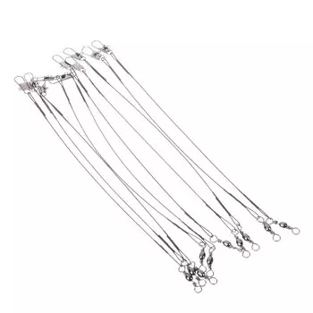 Набор поводков AZOR FISHING 10шт, 10кг, 15см, черные