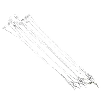 Набор поводков AZOR FISHING 10шт, 10кг, 20см, хром