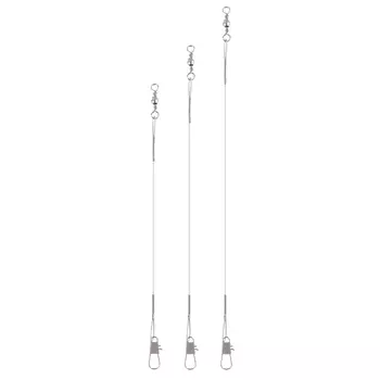Набор поводков AZOR FISHING 10шт, 10кг, 25см, хром