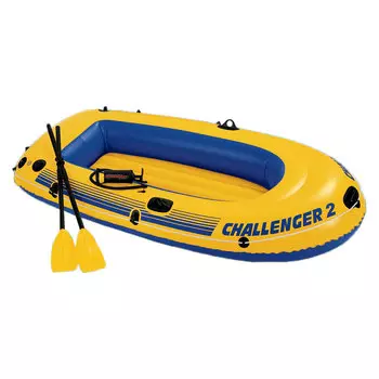 Надувная лодка INTEX 68367 Challenger 2 Set с аксессуарами до 200 кг
