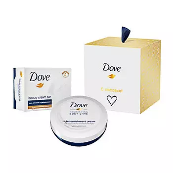 Набор подарочный DOVE "С Любовью для Вас" (крем 75мл + мыло 100г)